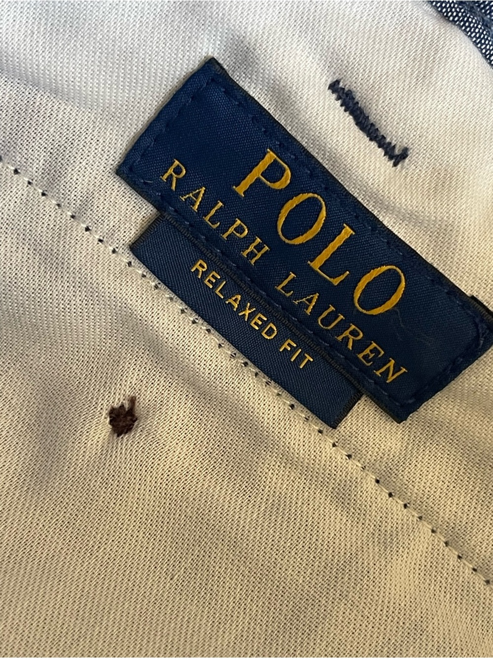Men’s Polo by Ralph Lauren Navy Chino Shorts Sz 38 NEW - Picture 4 of 6